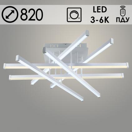 Люстра YH1112/6 WT белый 2x84W LED 3000K-6000K ПДУ диммер d820, 24